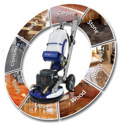 HOS Orbot Orbital Floor Machine with SprayBorg *PREORDER 8-12 WEEKS TO  FULFILL*